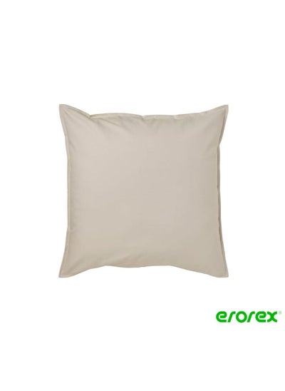 Buy Cushion cover off white 65x65 cm in Saudi Arabia