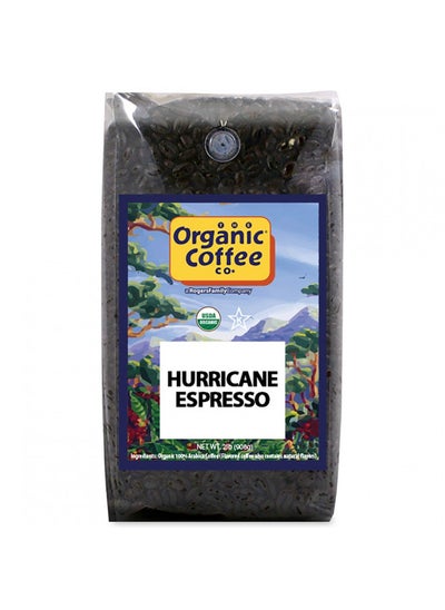 Buy The Organic Coffee Co. Whole Bean Coffee - Hurricane Espresso Roast (2lb Bag), Medium Dark Roast, USDA Organic in UAE