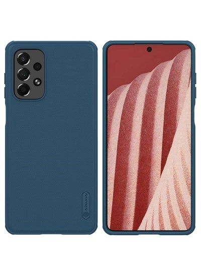 Buy Nillkin Super Frosted Shield Pro Matte cover case for Samsung Galaxy A73 5G - Blue in Egypt