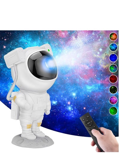 اشتري Star Projector Night Light with Timer and Remote Control,Astronaut Projector Lamp 360° Rotation,USB Galaxy Starry Sky Projector for Kids, Party,Bedroom and Game Room في الامارات