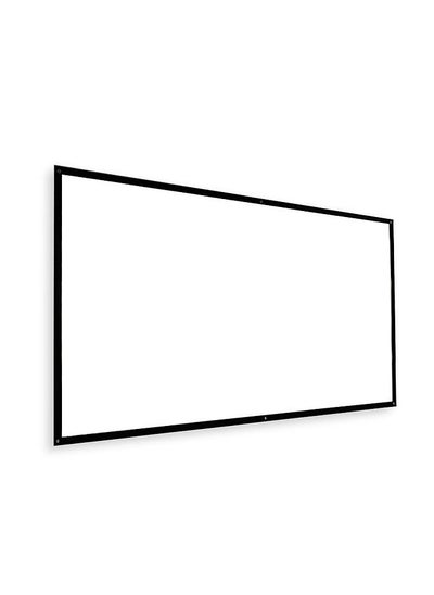 Buy 100 Inch Projector Screen 16:9 HD Portable Projection Screen Anti-Crease for Home Theater Outdoor Indoor Movies in UAE