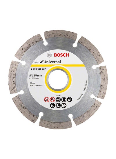 Buy Bosch Eco for Universal Segmented Diamond Cutting Disc, for small angle grinders | Model: 2608615027 in UAE