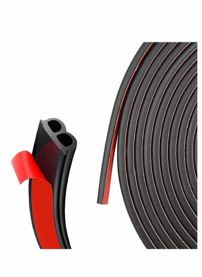 اشتري 32.8 Ft/16 M B Shape Car Door Edge Trim Seal Strip Automotive Rubber Seal Strip Self Adhesive Weatherstrip for Car Window Door Protector Soundproofing في السعودية