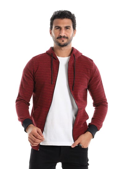 Buy Mens Stripped Hoodie With Zipper in Egypt