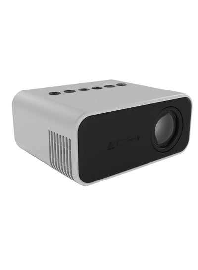 Buy Multifunction Mini LED Projector with Remote Control YT500 Grey in UAE