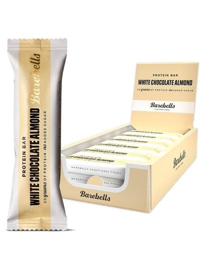 Buy BAREBELLS WHITE CHOCOLATE ALMOND 55 Grams pack of 12 55ggrams Pack of 12 in UAE