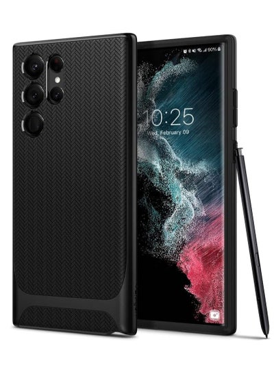 Buy Spigen Neo Hybrid Case Designed for Galaxy S22 Ultra 2022 (Black) in Egypt