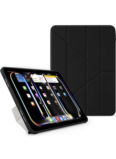 Buy Origami No1 for Apple iPad Pro 13 inch Case (2024) M4 Smart Cover with 5 in 1 Stand - Black in UAE