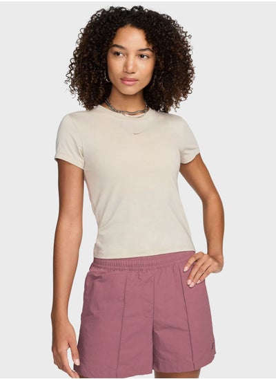 Buy Nsw Knit Mid Crop T-Shirt in Saudi Arabia