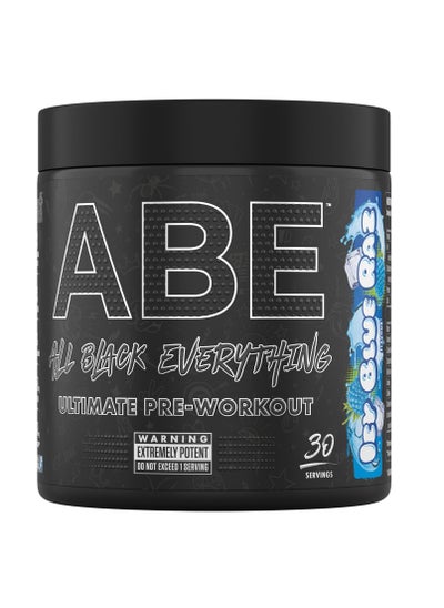 Buy ABE Ultimate Pre-Workout with Icy Blue Raz Flavor -30Servings -375gm in UAE