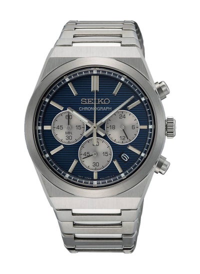 Buy Chronograph Quartz Blue Dial Stainless Steel Men's Watch SSB453P1 in UAE