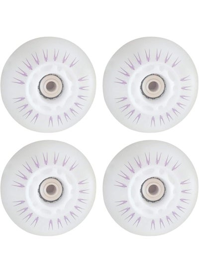 Buy 76mm Colorful Luminous Wear Resistant Flash Skate Wheels 4 Pack in UAE