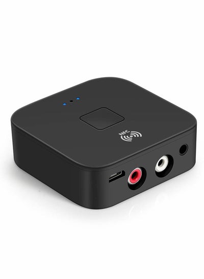 Buy Bluetooth Receiver for Home Stereo RCA, 3.5mm AUX Wireless Audio Adapter and Car System, NFC-Enabled in Saudi Arabia