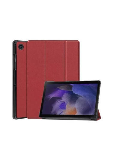 Buy Smart Case for Samsung Galaxy Tab A8 10.5 Inch 2021(-X200/-X205/-X207) with Pencil Holder, Soft TPU Smart Stand Back Cover Auto Wake/Sleep Feature in Egypt