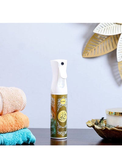 Buy Hamidi Luxury Air Freshener Al Mas 320 ml Aromatic Fabric Spray Fragrant Room Spray Odor Eliminator For Home Office Living Room in UAE