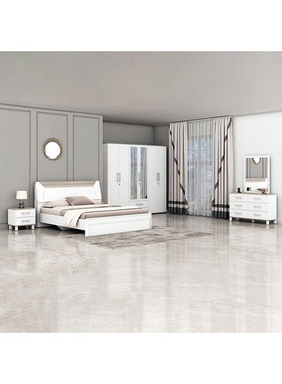 Buy Hercules 5-Piece King Bedroom Set 221.6 x 110 x 189 cm in UAE