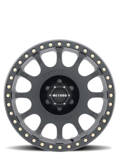 اشتري Method Race Wheels 105 Beadlock Machined With Matte Black Ring 17x9" 6x5.5", 38mm offset 3.5" Backspace, MR10579060338B في الامارات