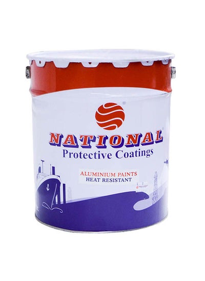 Buy National Aluminium Paint with Micro Flakes Pigment  18L in UAE