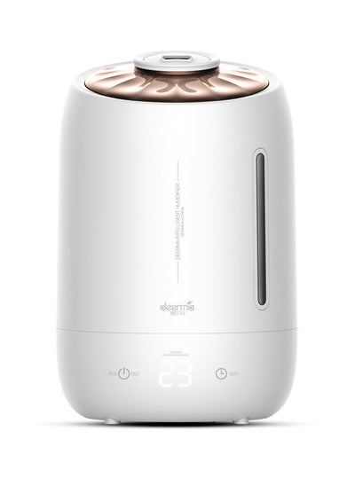 اشتري Deerma F600 Ultrasonic Humidifier for Essential Oils Touch Control Smart Temperature Smart Mist Maker Timing Function Smart Constant Humidity for Home and Office 5L Capacity White Latest Version 2024 في الامارات