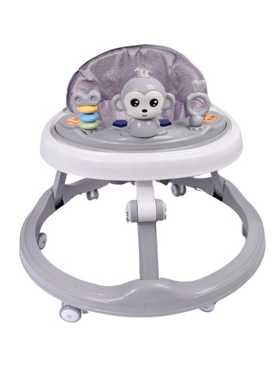 Buy Baby Walker Multifunctional Anti-Rollover Anti-O Folding 6-18 Months with Music in Saudi Arabia