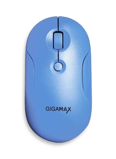 Buy Wireless Desk office Mouse, G-1200, 1600 DPI Wired/Wireless Functional Mouse with 3 Modes Connectivity, Bluetooth and 2.4G Wireless, 4 Macro Buttons, Long Lasting Rechargeable Battery Capacity and for PC/Mac/Laptop , Blue in Egypt