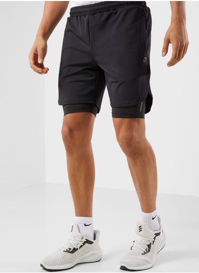 Buy 2 In 1 Training Shorts in UAE