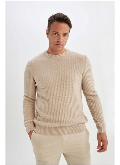 Buy Man Tricot Standart Fit Crew Neck Long Sleeve Pullover in Egypt