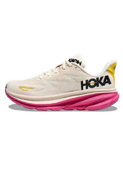 Buy Outdoor Running Sneakers Beige/Pink/Yellow in Saudi Arabia