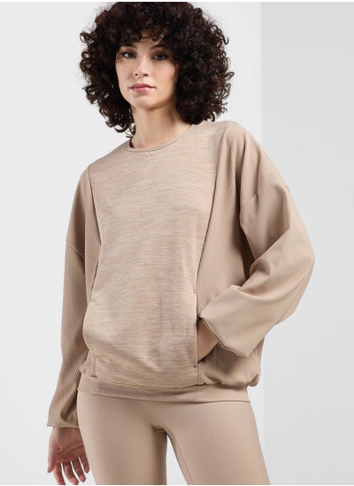 Buy Code Ribbed Sweatshirt in Saudi Arabia