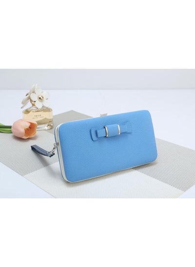 Buy 202 Women's Wallet Long Fashion Clutch Bag Korean Multi-card Mobile Phone Bag Lunch Box Bag Coin Purse Wallet in Saudi Arabia