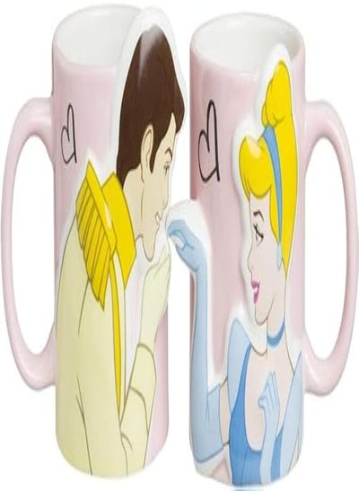 Buy Porcelain Cup Set of 2 3D Cartoon Shapes - 440ml (Shape 2) in Egypt