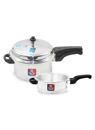 اشتري Aluminum Pressure Cooker 5 + 3L في السعودية