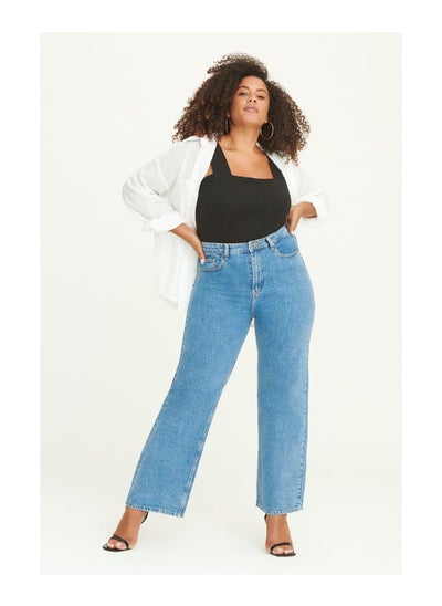 اشتري Hattie High Rise Straight Jeans في الامارات