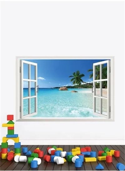 اشتري ORiTi 3D Wall Sticker Blue/Green/White 60x90centimeter في الامارات