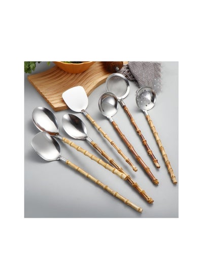 اشتري New Stainless Steel Spatula Seven Piece Set في السعودية