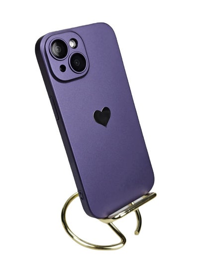 Buy iPhone 13 Case, Cute Love Phone Cases Cover with Camera Lens Protector in Saudi Arabia