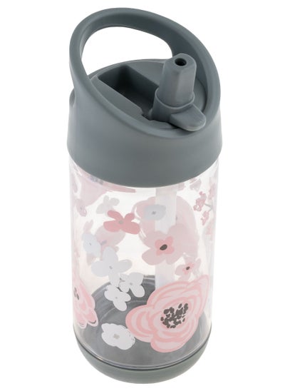 Buy Flip Top Bottle - Charcoal Flower in UAE