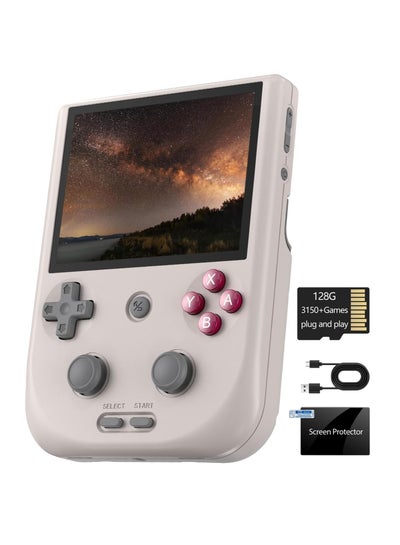Buy RG405V Retro Handheld Game Console, Unisoc Tiger T618 Android 12 System 4.0 Inch IPS Touch Screen Support 5G WiFi Bluetooth 5.0 with 128G TF Card 3172 Games 5500mAh Battery in UAE