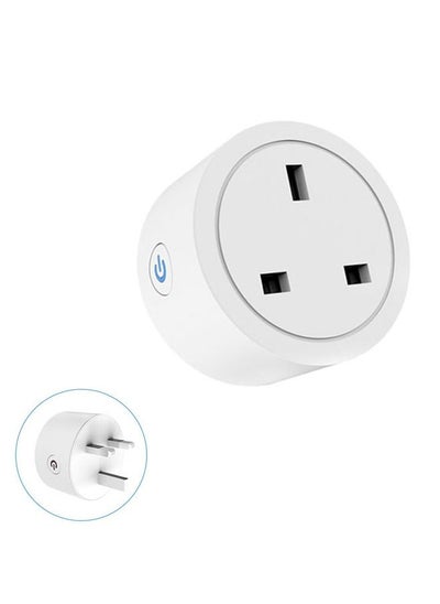 Buy Smart Wifi Plug White With Energy Monitoring, Voice Control, Timer, and App Control in Saudi Arabia