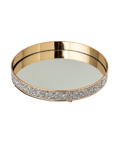 Buy Gold metal top with mirror floor, elegant design in Saudi Arabia