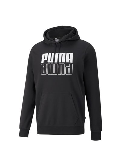 Buy Power Logo Printed Mens Full-Zip Hoodie in UAE