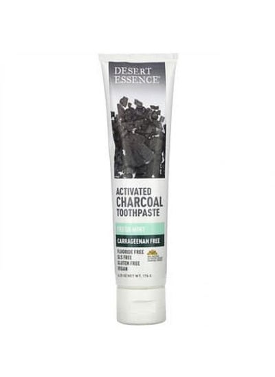 اشتري Desert Essence, Activated Charcoal Toothpaste, Fresh Mint, 6.25 oz (176 g) في الامارات