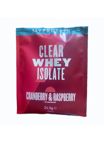 Buy Clear Whey Isolate Cranberry Raspberry Flavour 24.9 g in Saudi Arabia