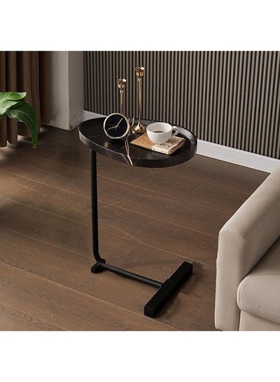Buy Sturdy Nordic Style Coffee Table Sofa Side Table End Table For Living Room 45*30*60cm Black in Saudi Arabia