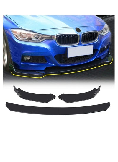 Buy Universal Front bumper Lip Body Kit 3 pieces - Black -MT Best Buy in Egypt