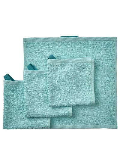 Buy Washcloth turquoise 30x30 cm in Saudi Arabia