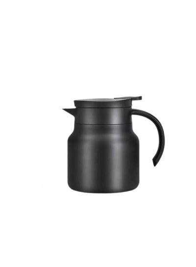Buy Coffee Thermos That Preserves Heat And Cold Black 800 ml in Saudi Arabia