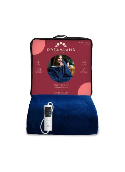 اشتري Dreamland Snuggle Up Warming Throw - Navy 120X160Cm في الامارات