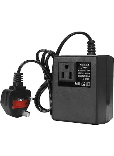 Buy Efficient Household 200W AC 220V Step Down Transformer Voltage Converter Travel Power Adapter in Saudi Arabia