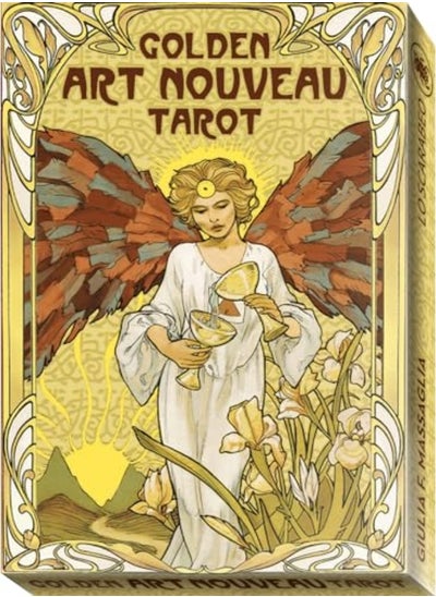 اشتري Golden Art Nouveau Tarot Grand Trumps Gold Foil في الامارات